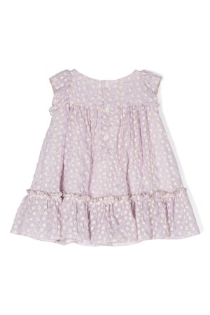 Lavender cotton blend dress LA STUPENDERIA KIDS | TBAB56X78.